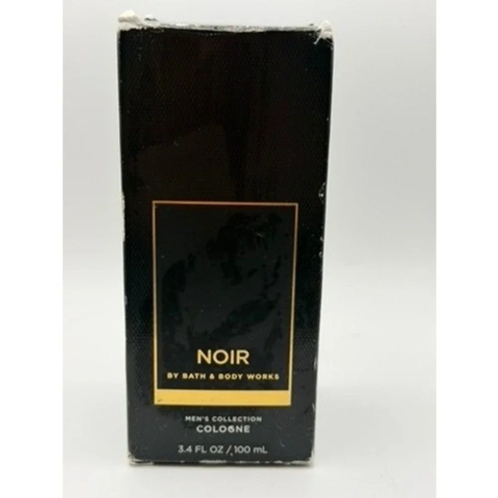 Bath & Body Works Noir Men's Collection Cologne 3.4 fl oz / 100 mL with Box